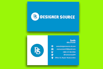 design professional and stylish business card