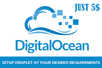 setup digitalocean droplet at your requirements