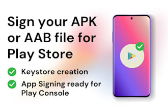 sign aab or apk manually for google play console
