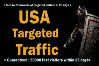 add 50k targeted elite visitors to your site