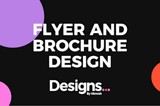 design creative flyers and brochures for your business