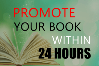 promote your book within 24 hours