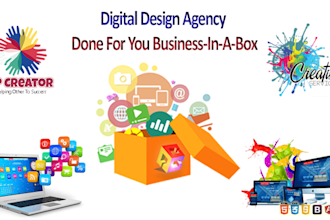 provide digital marketing agency business in a box to generate income