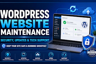 wordpress website maintenance, security, updates, ongoing updates