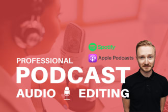 do podcast audio editing