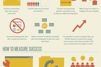 turn your statistics and information into a colorful, creative infographic