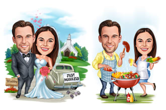 make cartoons caricature unique from your photo