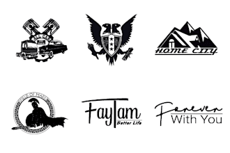 design minimal logo with unlimited revision