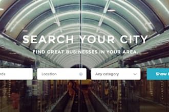 design elegant business directory website