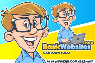 do high quality mascot cartoon portrait logo from your photo