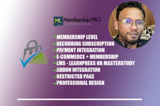 create a paid membership pro website