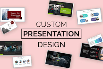 create presentation design for you