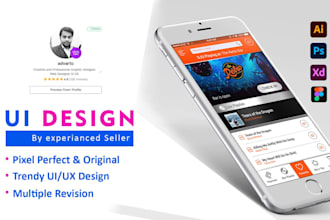 design UI UX, mobile apps, and websites