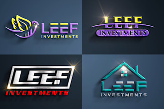 design 2 elegant logo within 24 hours