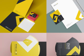 design a business card and stationery for your brand