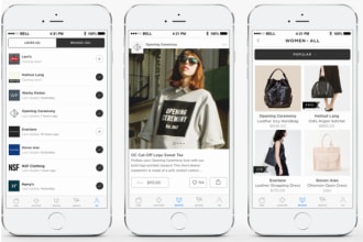 develop ecommerce ios app