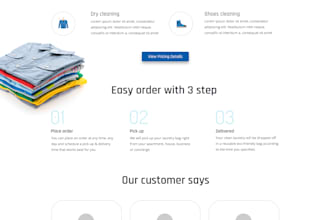 create website homepage design