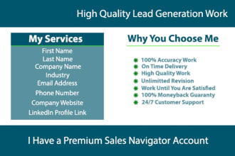 do b2b lead generation