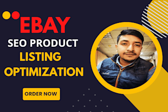 do SEO optimized ebay product listings and descriptions