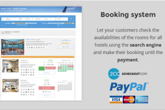 build a travel agency website  with online booking