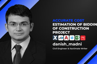 do construction cost estimation, material take off on planswift