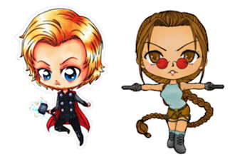 draw you or anyone you want as a chibi
