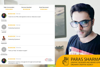 Hot Review! be your professional creative graphic designer