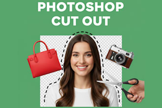 do a professional photoshop cut out