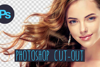 do a professional photoshop cut out