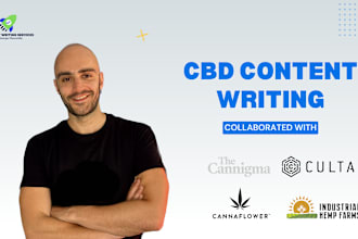 be your human cannabis copywriter and cbd content writer