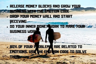 help you to release your money blocks with the emotion code