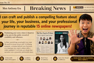 publish your business in reputable newspaper online