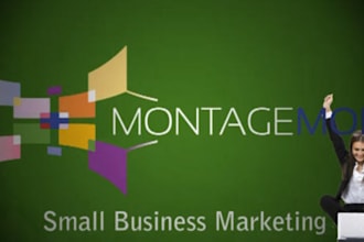 create marketing video for your business or organization from photos and graphics you provide using custom design