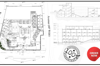design 2d architectural floor plan of any space in autocad