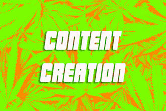 write a cannabis content article