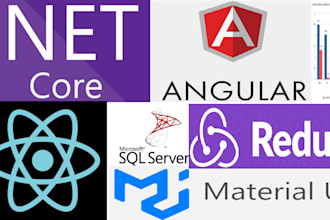 build a modern full stack web app using react and dot net core