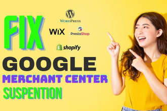 fix google merchant center suspension and misrepresentation