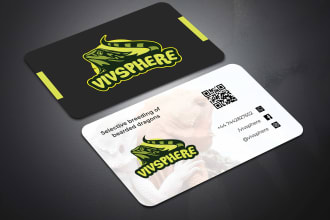 design a professional business card within 8 hours