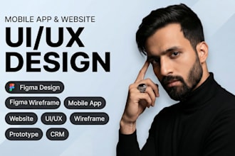 do figma design, figma website UI UX design, and mobile app UI design