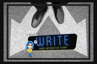 write your choose your adventure interactive story