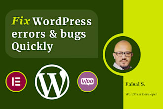 fix wordpress errors and wordpress bugs