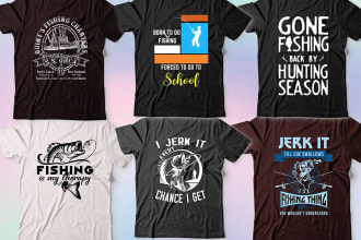 make eye catching fishing fly fishing funny fishing t shirt design