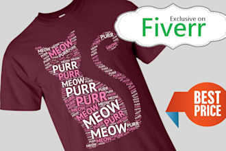 design professional word cloud art