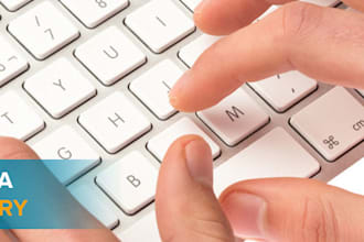 do the data entry