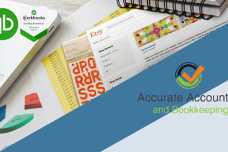 do bookkeeping in quickbooks online, xero and excel