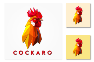 design modern polygonal or geometric 3d logo