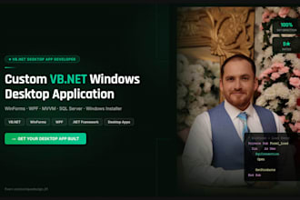 develop desktop application in vb dot net winforms and wpf