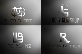 design beautiful monogram letter mark logo initial letter