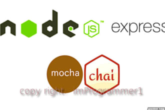 develop backend rest apis using nodejs
