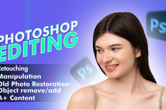 do any photoshop editing, photo editing